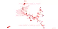 VALVE DE COMMANDE D'INJECTION D'AIR pour Honda CB 650 F ABS BLUE de 2014
