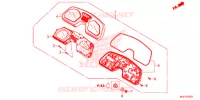 COMPTEUR pour Honda CB 650 F de 2015