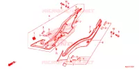 COUVERCLES LATERAUX pour Honda CB 650 F de 2015