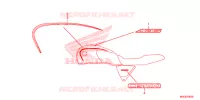 AUTOCOLLANTS pour Honda CB 1100 ABS de 2015