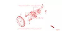 POMPE A HUILE pour Honda SH MODE 125 de 2016