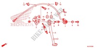 BEQUILLE pour Honda CBR 600 RR ABS HRC TRICOLOR de 2014