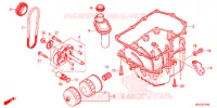 CARTER   POMPE   FILTRE A HUILE pour Honda CBR 500 R WHITE de 2014