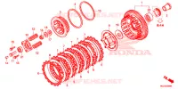 EMBRAYAGE pour Honda CBR 500 R WHITE de 2014