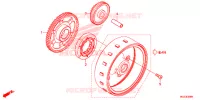 ROUE LIBRE DE DEMARREUR pour Honda CBR 500 R de 2014