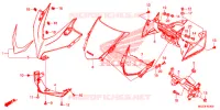TETE DE FOURCHE pour Honda CBR 500 R de 2014