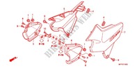 COUVERCLES LATERAUX pour Honda CB 1300 ABS, TETE DE FOURCHE de 2011