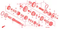 BOITE DE VITESSES pour Honda CB 1300 SUPER FOUR de 2009