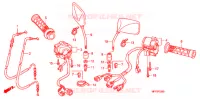 COMMODO   LEVIER   CABLE pour Honda CB 1300 SUPER FOUR ABS de 2009