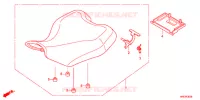 SELLE pour Honda FOURTRAX 500 FOREMAN 4X4 RED de 2013