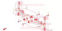 TRIANGLES AVANT pour Honda SPORTRAX TRX 90 de 2013