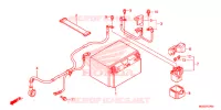 BATTERIE pour Honda VFR 1200 DCT WHITE de 2016