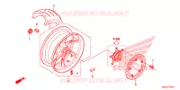 ROUE ARRIERE pour Honda VFR 1200 F de 2015