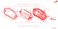 COMPTEUR pour Honda CB 500 X ABS de 2015