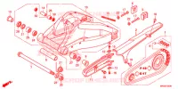 BRAS OSCILLANT pour Honda CBR 1000 RR ABS TRICOLOR de 2015