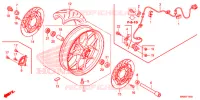 ROUE AVANT pour Honda CBR 1000 RR ABS BLACK de 2015