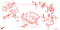 CARTER   POMPE   FILTRE A HUILE pour Honda CBR 1000 RR FIREBLADE BRANCO de 2014