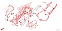 GARDE BOUE ARRIERE (CBR1000RR/S) pour Honda CBR 1000 RR FIREBLADE TRICOLOR de 2015