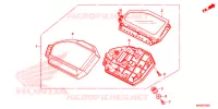 COMPTEUR pour Honda CBR 1000 RR TRICOLOR de 2015