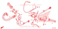 LEVIER DE GUIDON   CABLE   COMMODO pour Honda CBR 1000 RR TRICOLOR de 2015