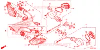 CLIGNOTANT pour Honda CBR 1000 RR RED de 2015