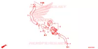 VALVE DE COMMANDE D'INJECTION D'AIR pour Honda CBR 1000 RR RED de 2015