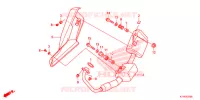 SILENCIEUX D'ECHAPPEMENT pour Honda CBR 125 REPSOL de 2016