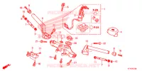 GUIDON   TE DE FOURCHE pour Honda CBR 125 REPSOL de 2015