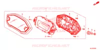COMPTEUR pour Honda CBR 500 R ABS de 2015