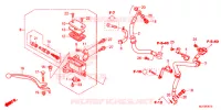 MAITRE CYLINDRE DE FREIN AVANT (ABS) pour Honda CBR 500 R ABS de 2015