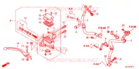 MAITRE CYLINDRE DE FREIN AVANT (ABS) pour Honda CBR 500 R ABS TRICOLOR de 2015
