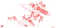 BARILLET DE SELECTION pour Honda CBR 500 R ABS de 2015