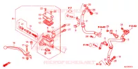 MAITRE CYLINDRE DE FREIN AVANT (ABS) pour Honda CBR 500 R ABS de 2015