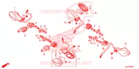 CLIGNOTANT pour Honda CBR 500 R ABS de 2015