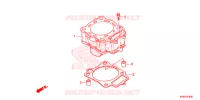 CYLINDRE pour Honda CRF 250 R de 2016