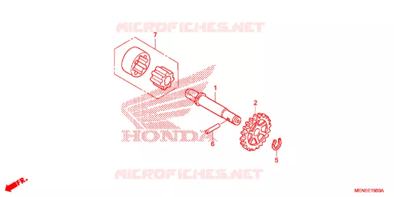 POMPE A HUILE Honda MOTO 450 CRF 2016  CRF450RG