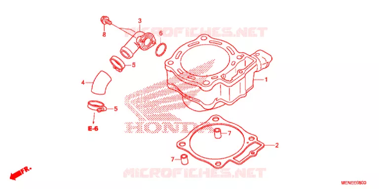 CYLINDRE Honda MOTO 450 CRF 2016  CRF450RG