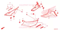 COUVERCLES LATERAUX pour Honda F6B 1800 GOLD WING GS de 2015