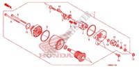 DEMARREUR pour Honda TRX 250 FOURTRAX RECON Electric Shift de 2013