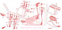 GUIDON pour Honda TRX 250 FOURTRAX RECON Electric Shift de 2013