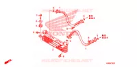 RADIATEUR D'HUILE pour Honda TRX 250 FOURTRAX RECON Electric Shift de 2013