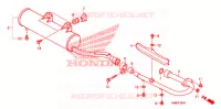 SILENCIEUX D'ECHAPPEMENT pour Honda TRX 250 FOURTRAX RECON Electric Shift de 2013