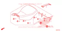 SELLE pour Honda TRX 250 FOURTRAX RECON Electric Shift de 2014