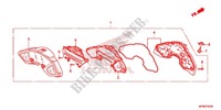 COMPTEUR pour Honda CB 1000 R ABS ROUGE SIENNE de 2015