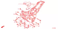 CADRE pour Honda CBR 250 R ABS BLACK de 2012