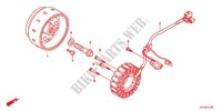 ALTERNATEUR pour Honda CBR 250 R ABS TRICOLORE de 2011