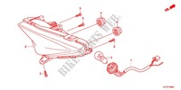 FEU ARRIERE pour Honda CBR 250 R ABS TRICOLORE de 2011