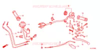 LEVIER DE GUIDON   CABLE   COMMODO pour Honda CBR 250 R de 2011