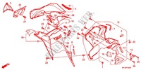 CARENAGES INFERIEUR (D.) pour Honda CBR 600 R ABS VERMELHO de 2012