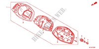 COMPTEUR pour Honda CBR 600 R ABS RED de 2012